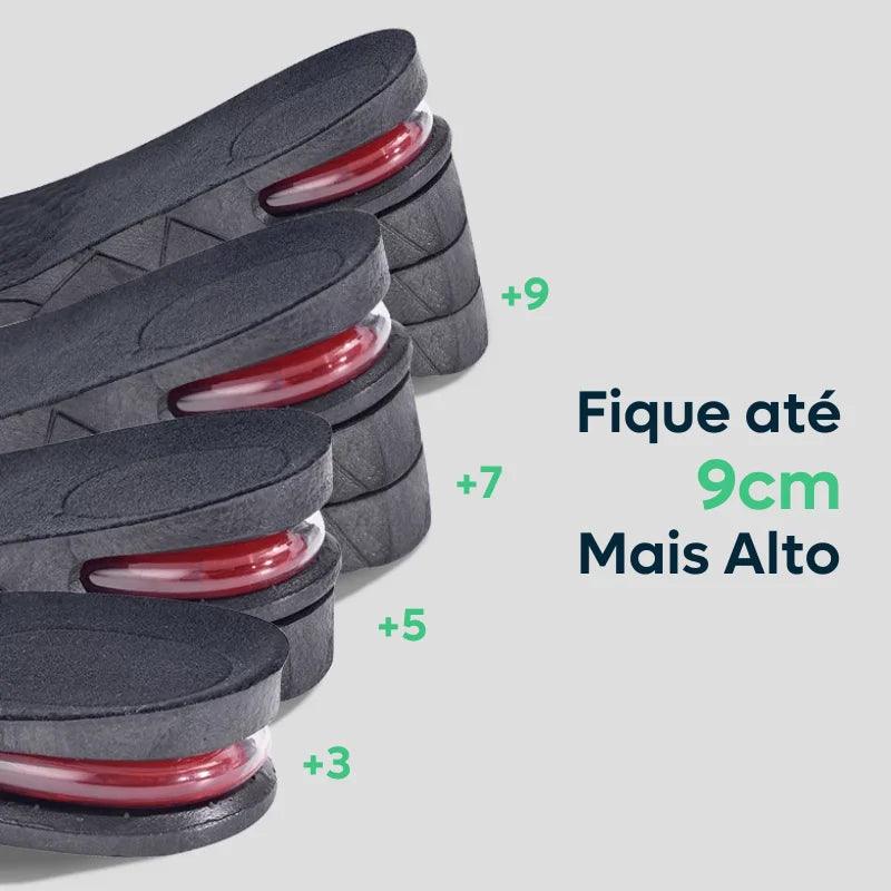 Palmilha para Aumentar Altura | Kit Completo Até 9cm - SERVE EM QUALQUER NUMERAÇÃO - Baú Shops