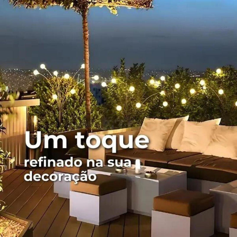 Luz VagalumeLED Solar para Jardim