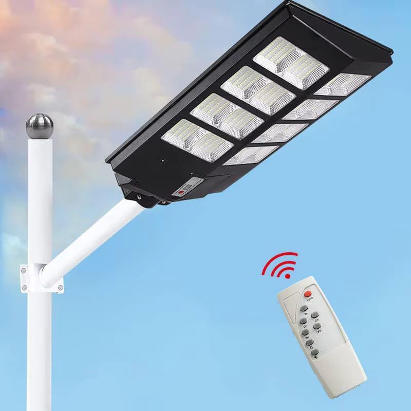 Luminária LED Solar para Chácaras, Quintal, Comércio e Ruas - Parede ou Poste - Baú Shops