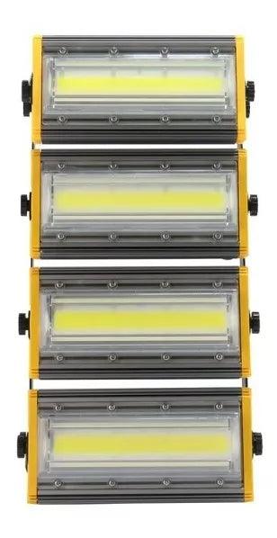 Refletor Industrial Led Linear 400w Branco frio - Baú Shops