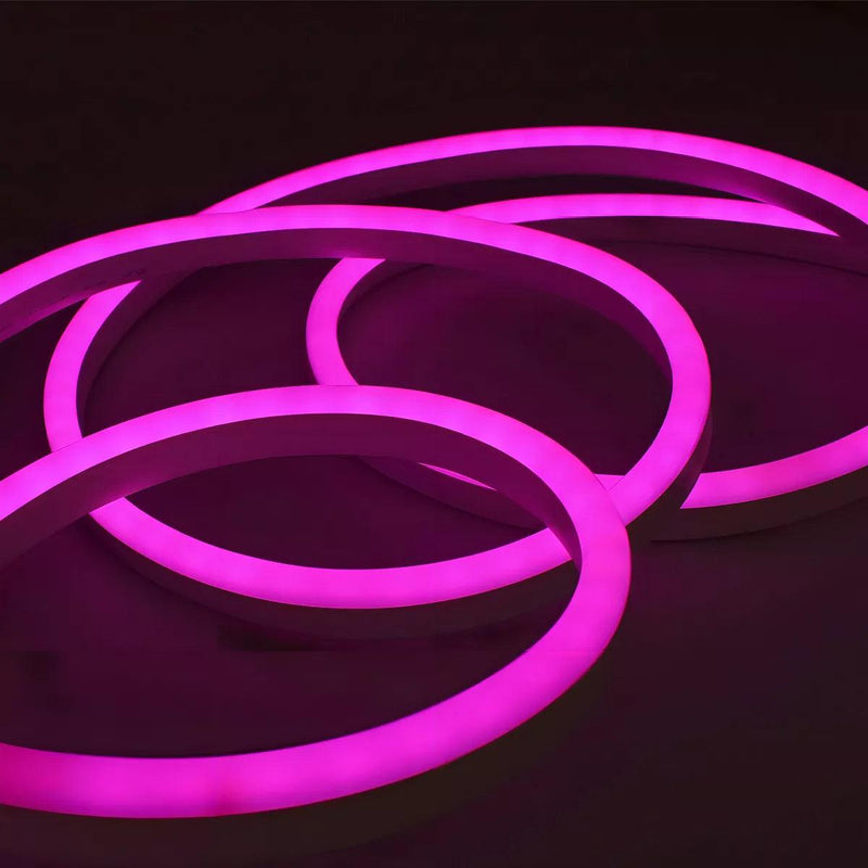 Fita Led Neon Flex Rolo 100 metros 12v Rosa - Baú Shops