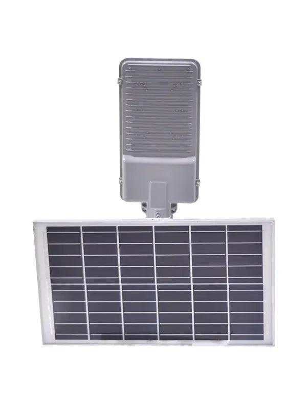 Luminaria Publica Solar LED 300w Placa Externa Branco Frio - Baú Shops