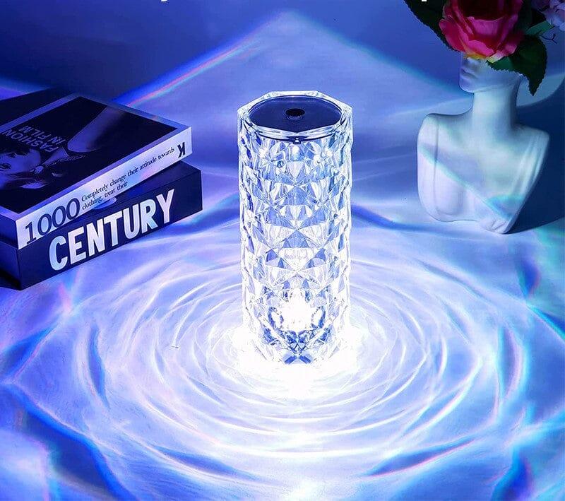 Luminária de Luxo Cristal Light 16 Cores - Sensível ao Toque + Controle Remoto - Baú Shops