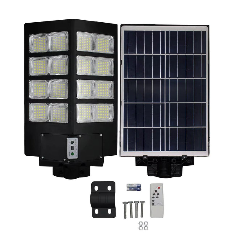 Luminária LED Solar para Chácaras, Quintal, Comércio e Ruas - Parede ou Poste - Baú Shops