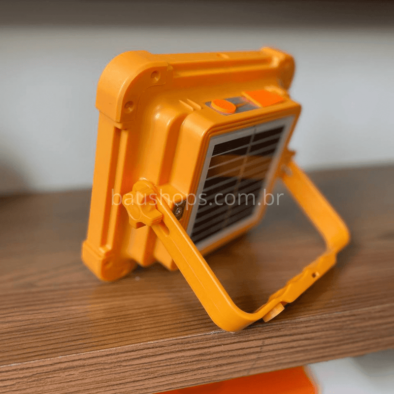 Refletor LED Solar com PowerBank - Acampamento